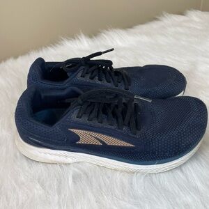 Navy Blue Athletic Sneakers